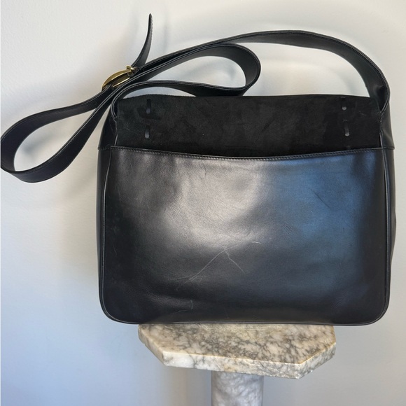 Elegant Black Leather, Suede Gucci Bag - Picture 6 of 12